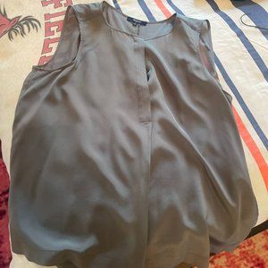 Madewell grey blouse